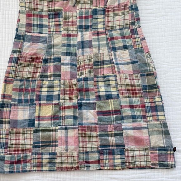 Ralph Lauren Plaid 100% cotton patchwork Halter Dress size medium - Picture 7 of 12